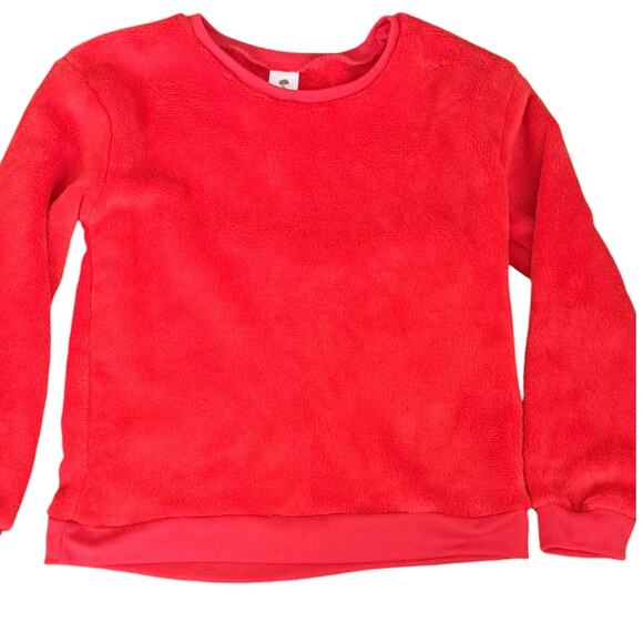 NWOT  Girl's Tucker + Tate Red Pullover Fleece Top Medium M 8 10 - Picture 2 of 4